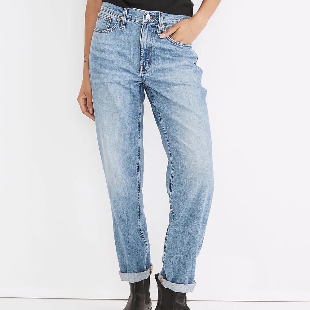 Madewell Light Blue Boyfriend Jeans - Picture 2 of 16